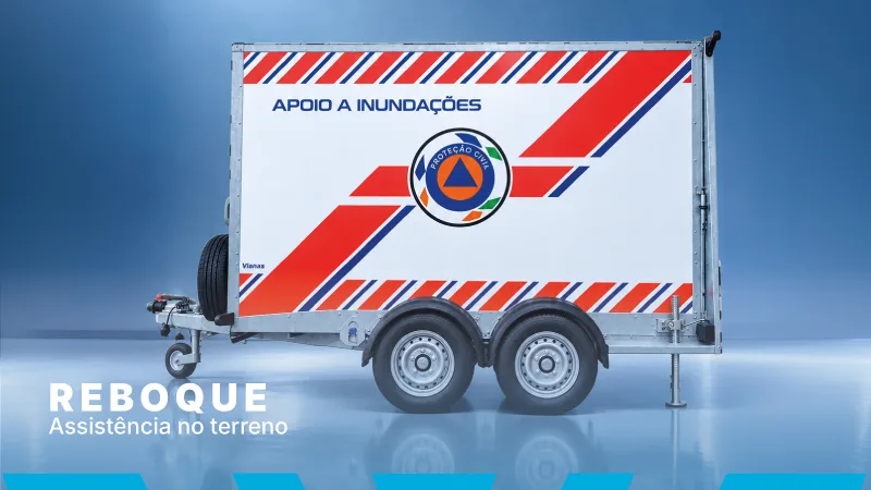 Reboque para cheias e inundações